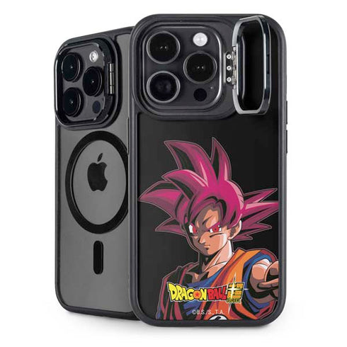 Dragon Ball Super Goku Portrait Super Sayan 4 iPhone 15 Pro Kickstand Case